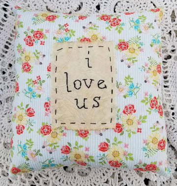 Hand-stitched Throw Pillow 