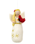 Cardinal Beauty Angel Ornament