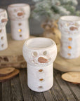 Clay Snowman Luminary