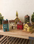 Ceramic Village Luminary - Yellow House