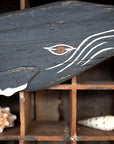 Wooden Whale Wall Art