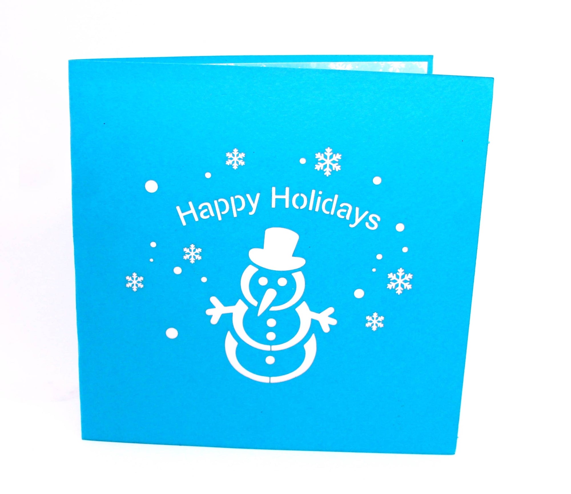 3D Pop-up Card - Snowman (First Class Forever stamp included)