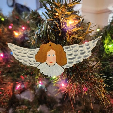 Nancy Thomas Logo Angel Ornament