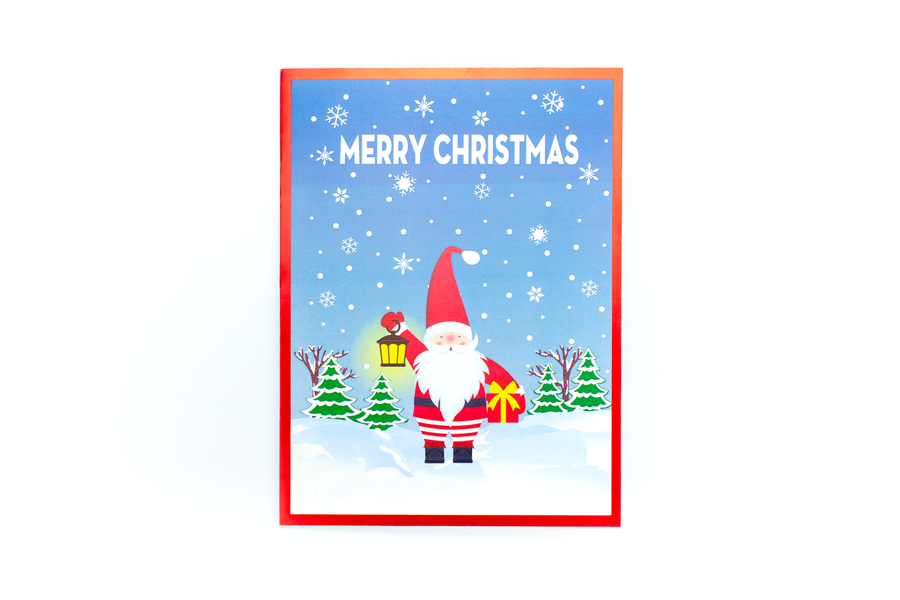 Greeting Card - Santa Pop Up Card