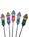 Birdhouse Plant Stake