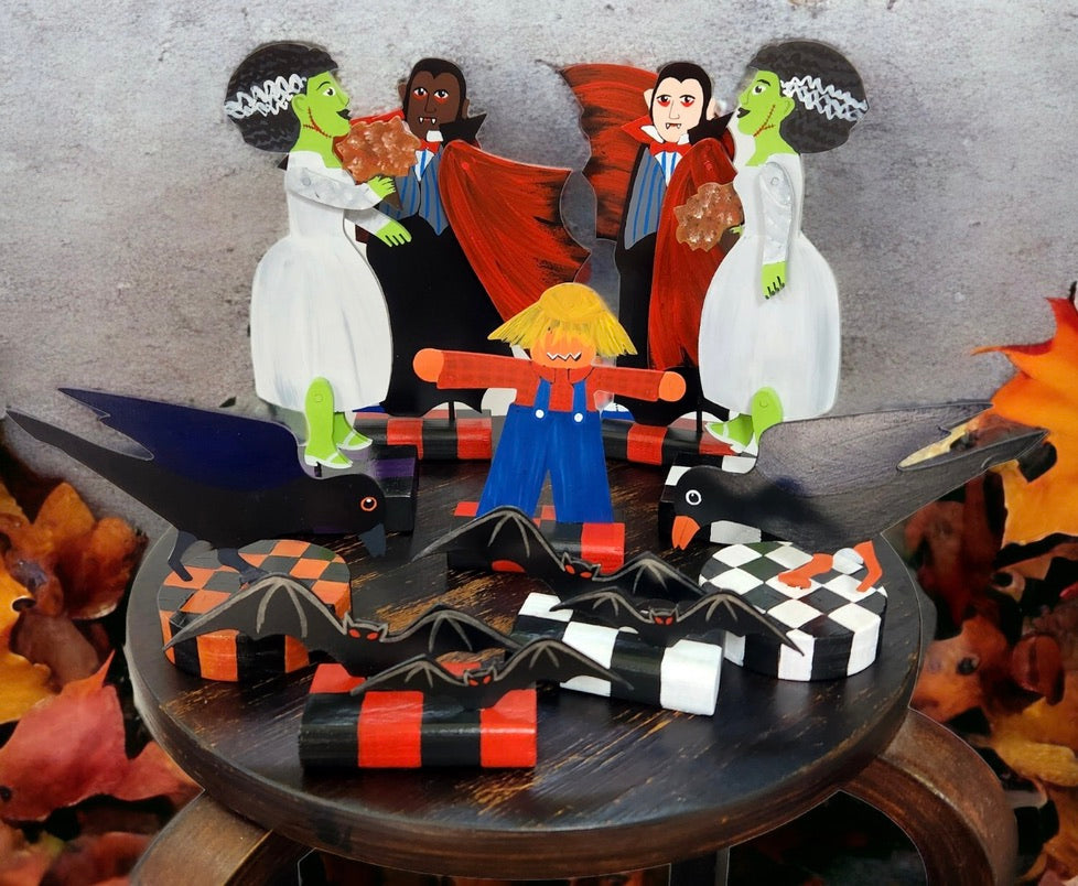 Articulated Tabletop Dracula or Blacula