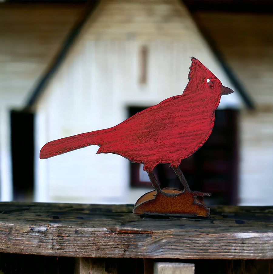 Cardinal Standing Metal Table Topper