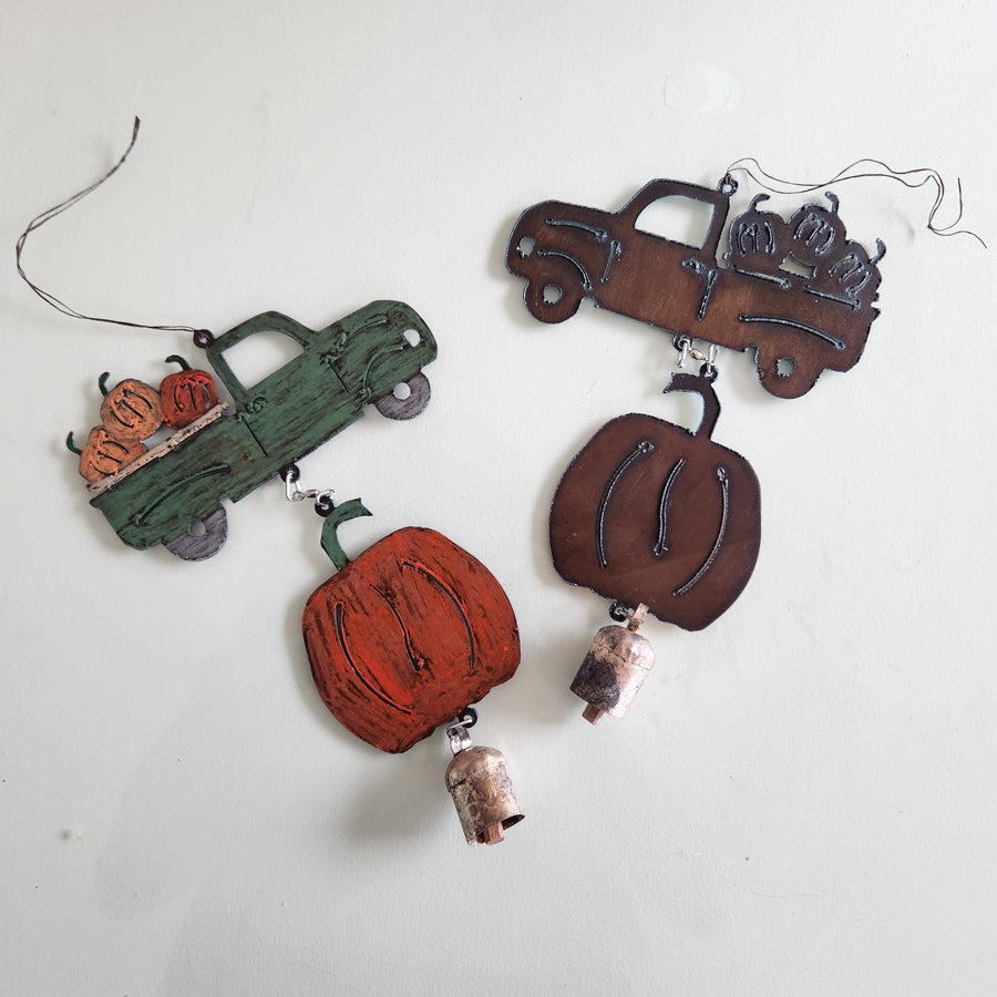 Pumpkin Pickup Wind Chime