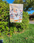 Garden Flags - Blackbirds Feast