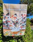 Garden Flags - Blackbirds Feast
