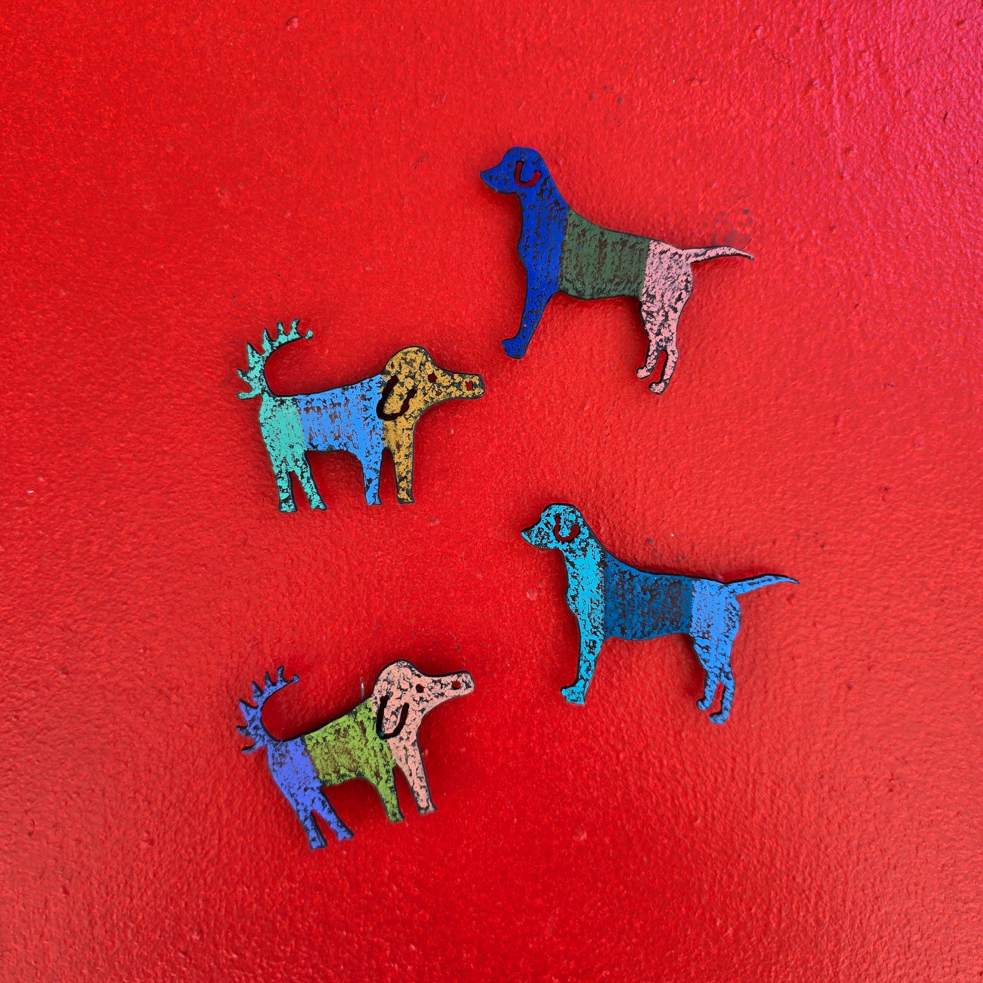 Dog, Cat, Paw Print magnets