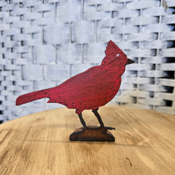 Cardinal Standing Metal Table Topper