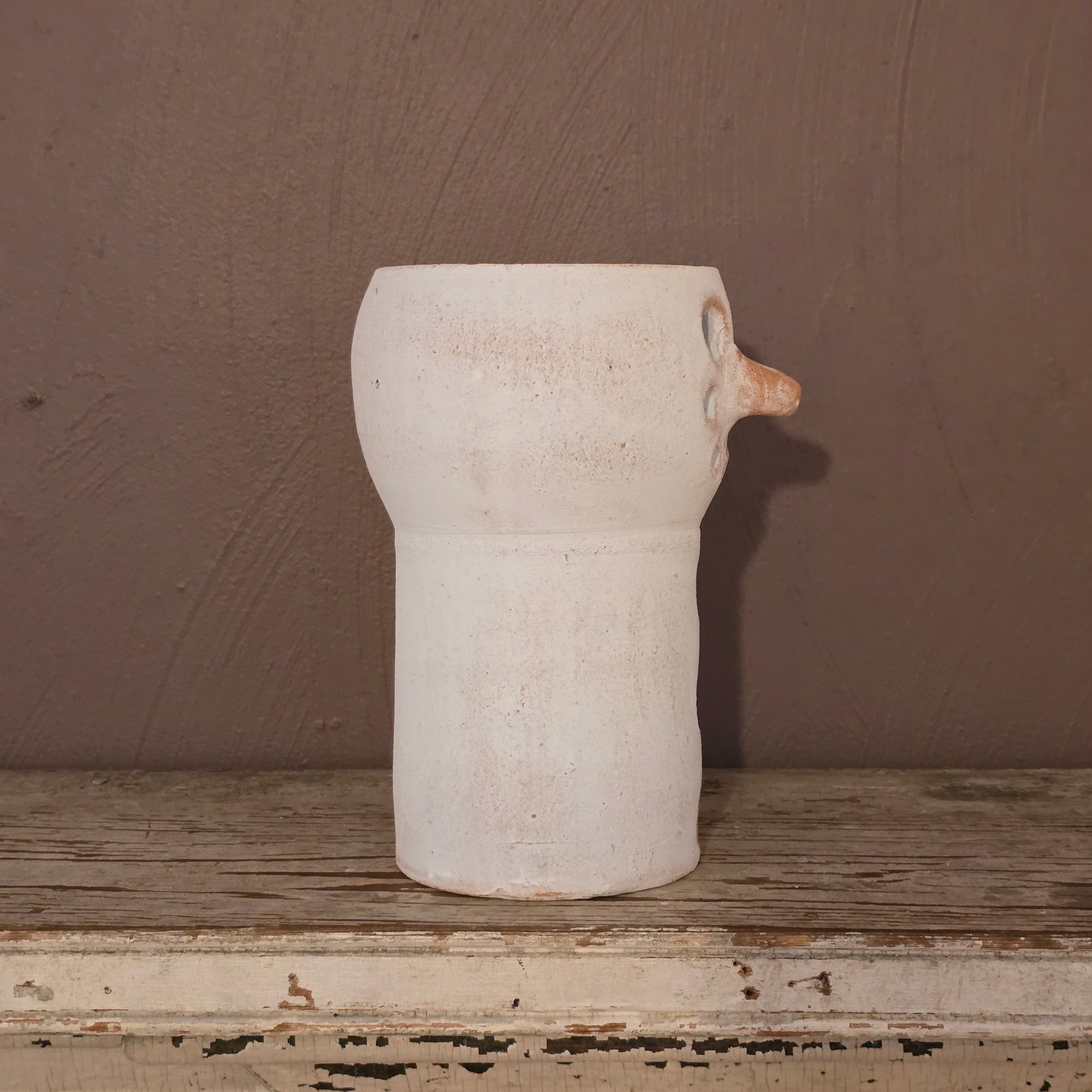 Clay Snowman Luminary