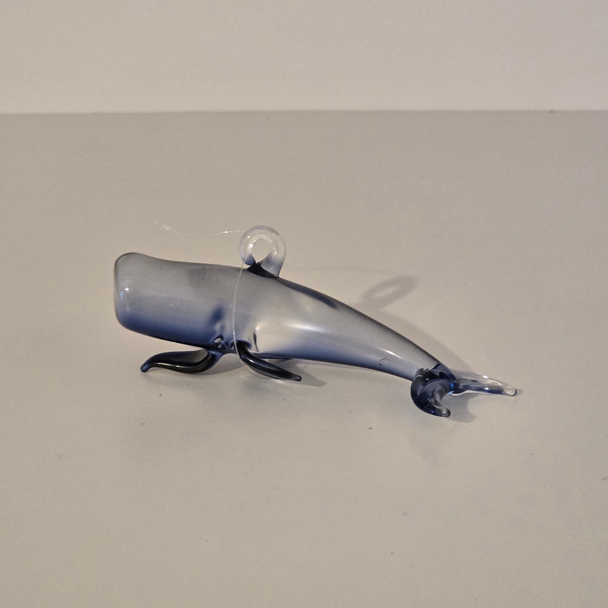 Whale Glass Ornament