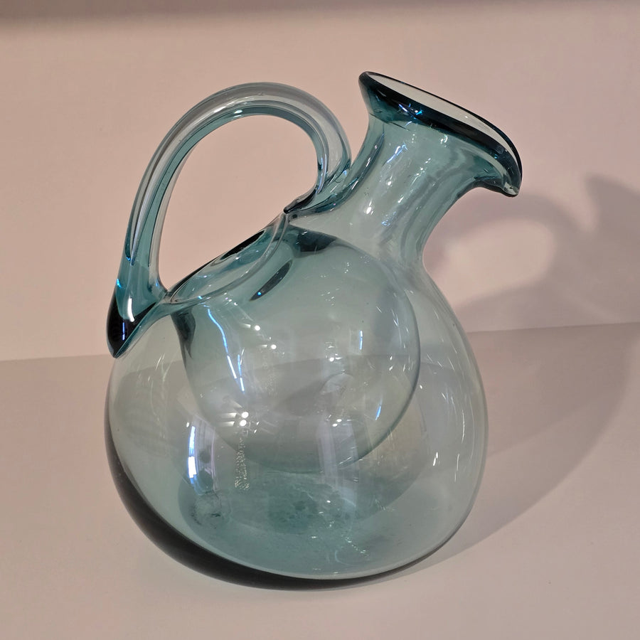 Tilted Wine Decanter with Ice Pocket