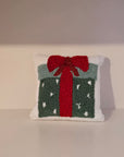 Christmas Dotted Present Throw Pillow