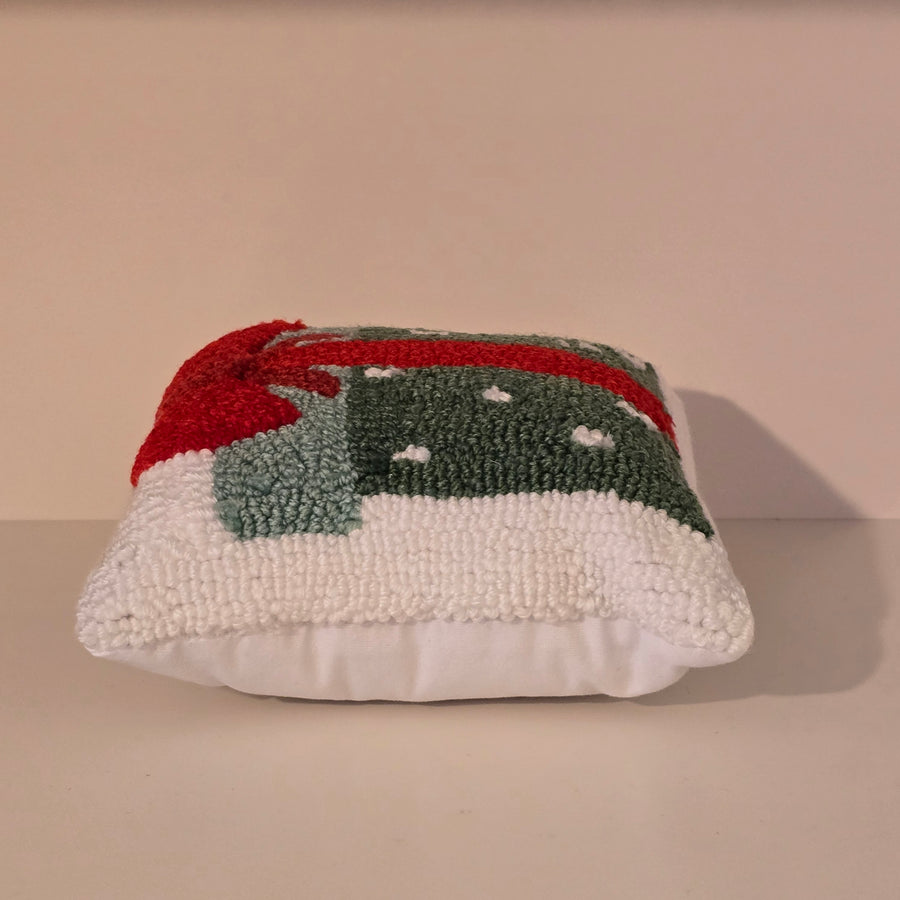 Christmas Dotted Present Throw Pillow