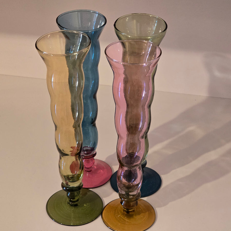 Trumpet Champagne Glasses (set of 4)