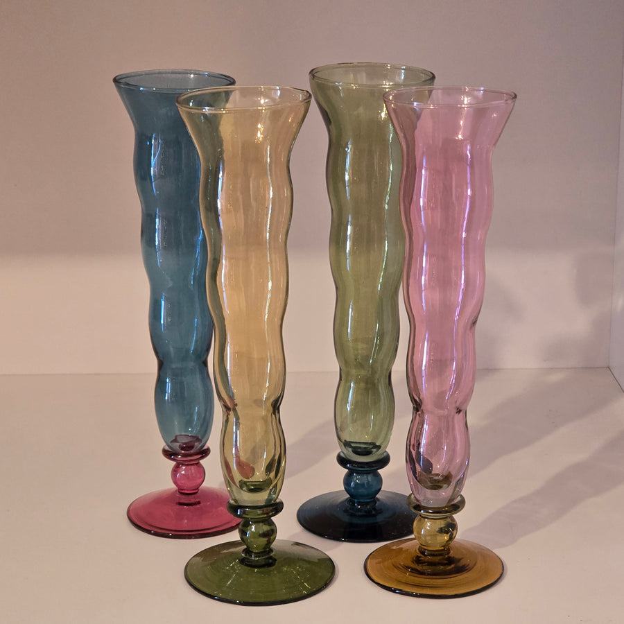 Trumpet Champagne Glasses (set of 4)