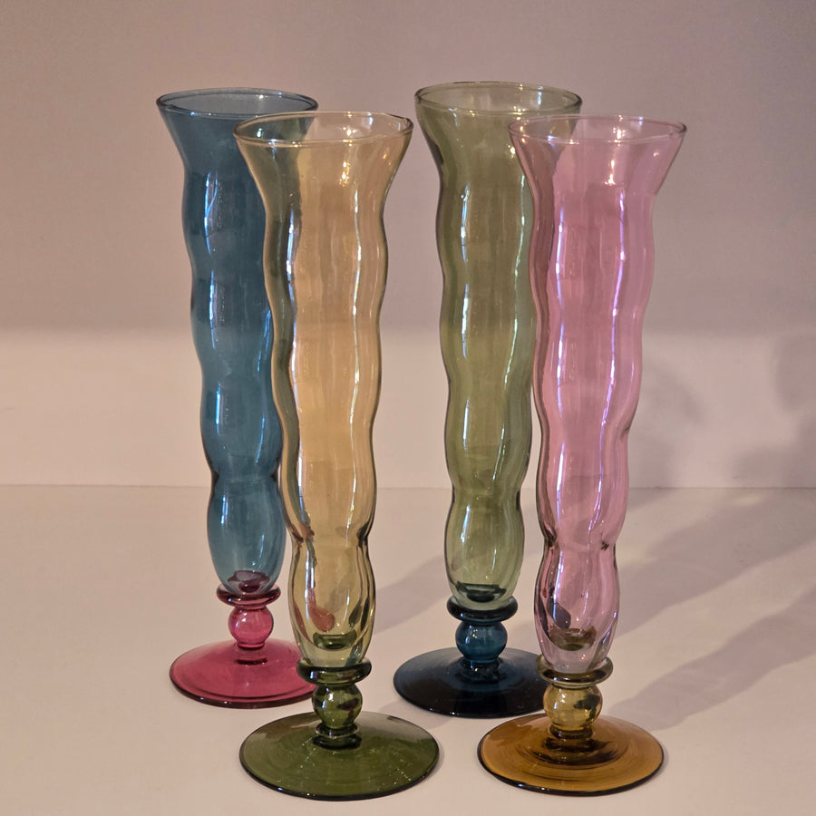 Trumpet Champagne Glasses (set of 4)