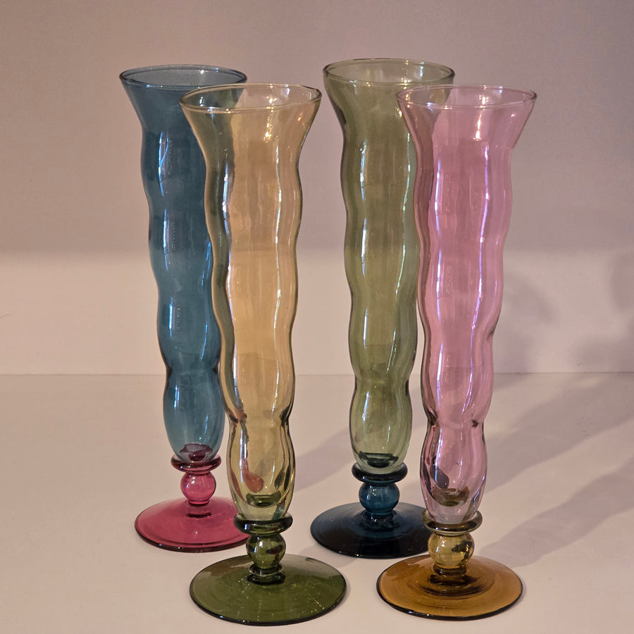 Trumpet Champagne Glasses (set of 4)