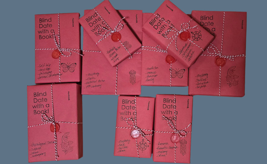 Blind Date With a Book  - Heart Red Covering