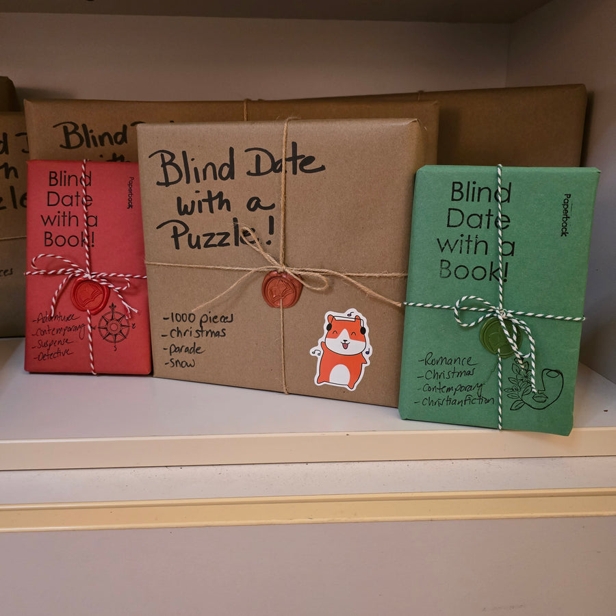 Blind Date With a Book  - Heart Red Covering