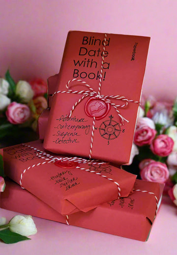 Blind Date With a Book  - Heart Red Covering