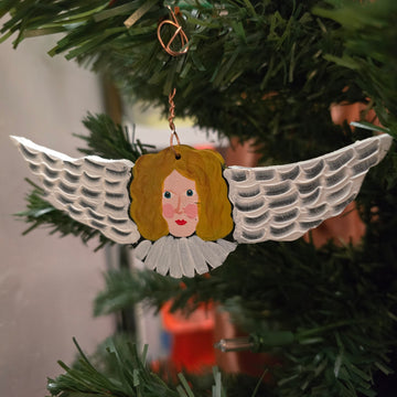 Nancy Thomas Logo Angel Ornament