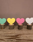 Set of 4 Mini Hearts Table Topper