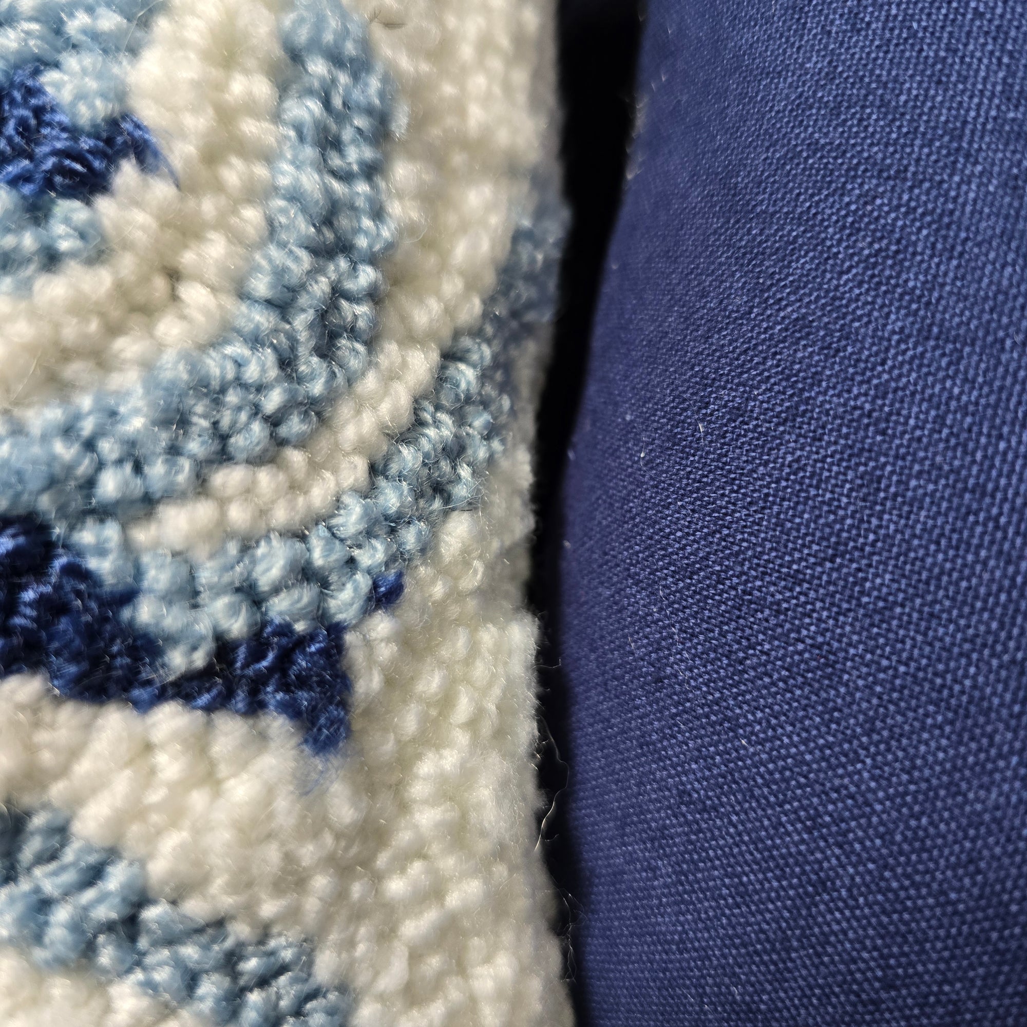 Coastal Blue Crab Throw Pillow "AS IS"