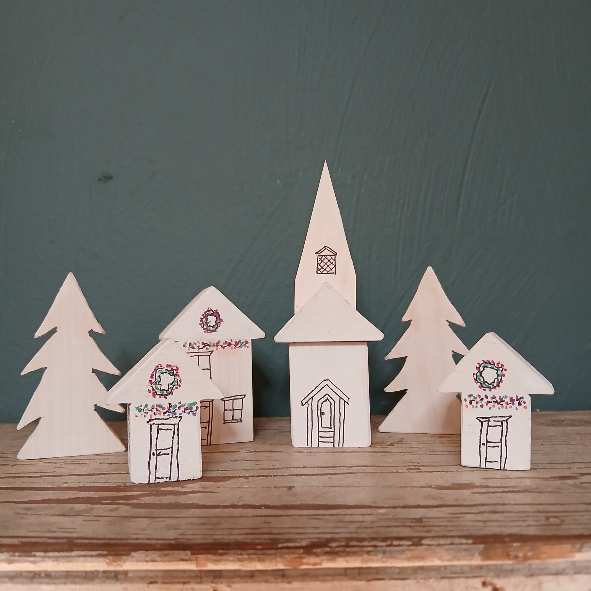 Mike Krauser "Tiny Houses" - The Christmas Village