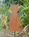 Angel Cat Plant Stake