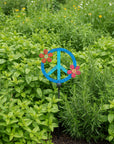 Peace Sign Plant Stake