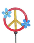 Peace Sign Plant Stake