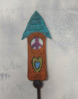 Birdhouse Plant Stake