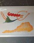 Martha Wilson "Her Yellow Cloud" & "His Yellow Cloud"