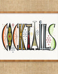 Mid-Mod Print- Cocktails Retro Print