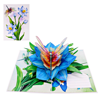 3D Pop-up Card - Dragonfly (First Class Forever stamp included)