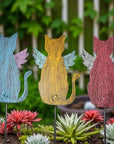Angel Cat Plant Stake