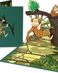 3D Pop-up Card - Monkey (First Class Forever stamp included)