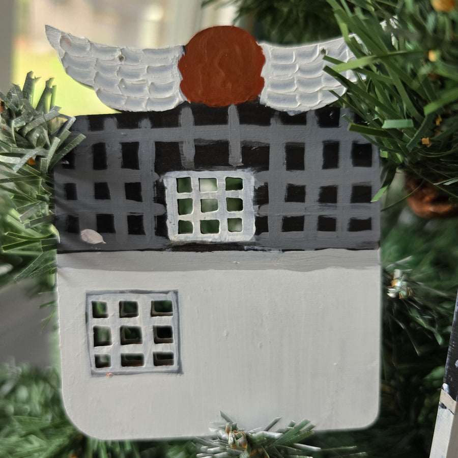 Nancy Thomas Logo Angel House Ornament