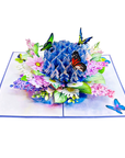 3D Pop-up Card - Hydrangea Flower (First Class Forever stamp included)