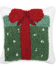 Christmas Dotted Present Throw Pillow