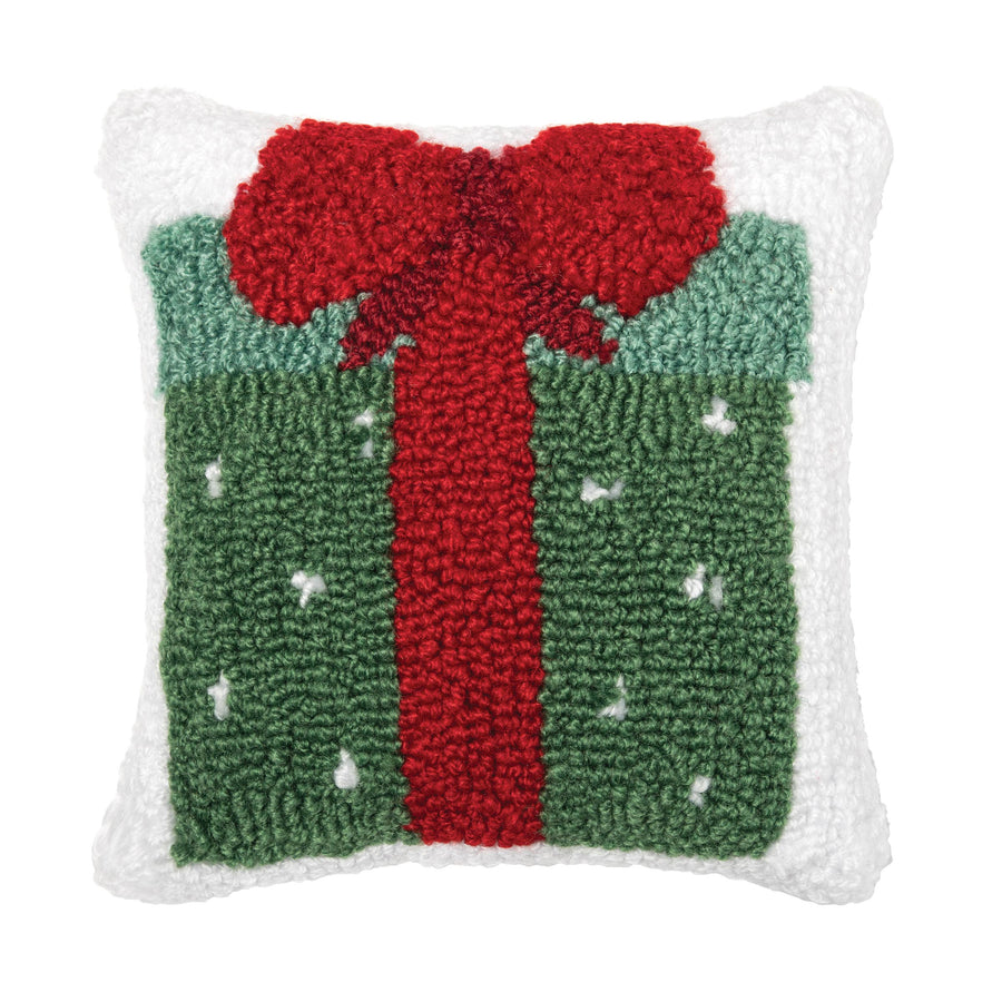 Christmas Dotted Present Throw Pillow