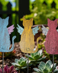 Angel Cat Plant Stake