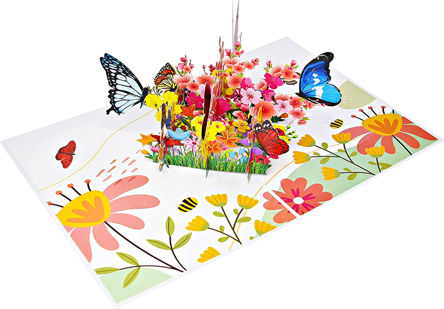 Spring Butterflies 3D Card