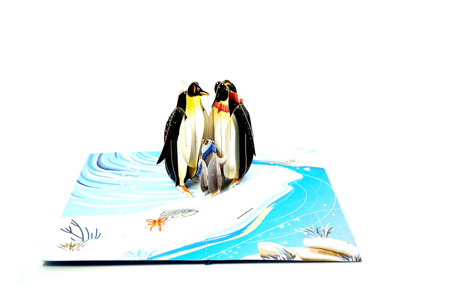 Greeting Card - Penguin Pop Up Greeting Card