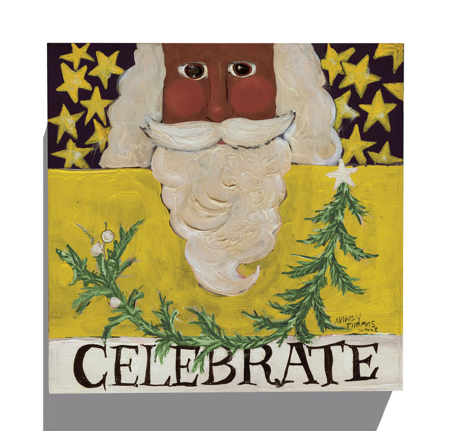 Available Now - Celebrate Santa - Young at Heart Yellow