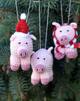 Handmade Pig Ornament